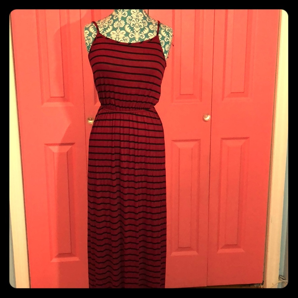 Striped Maxi Dress